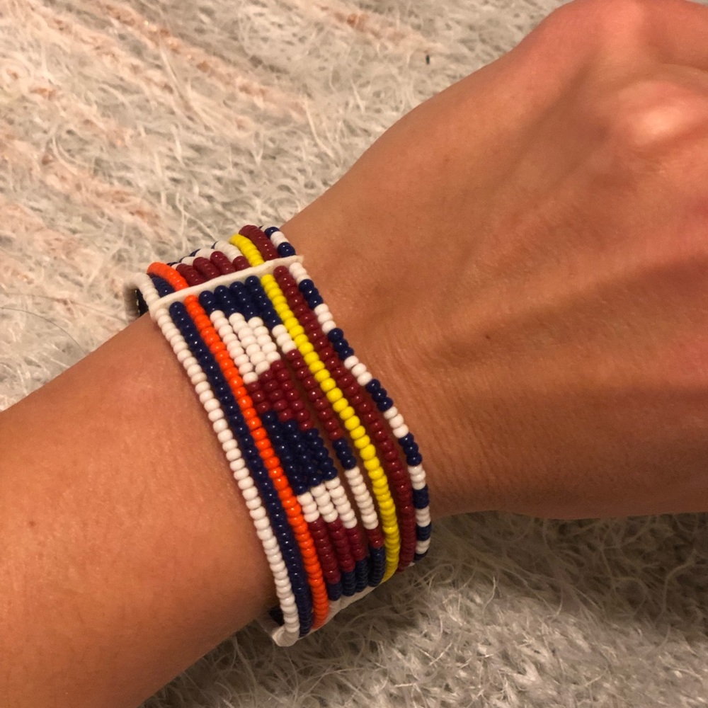 African beaded bracelet